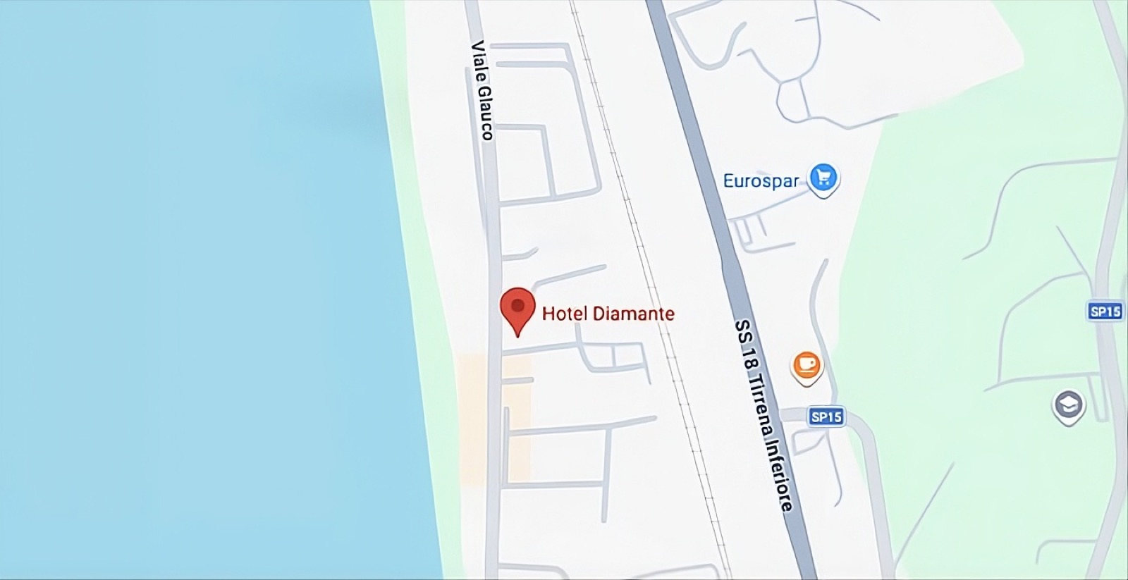 Mappa Hotel Diamante