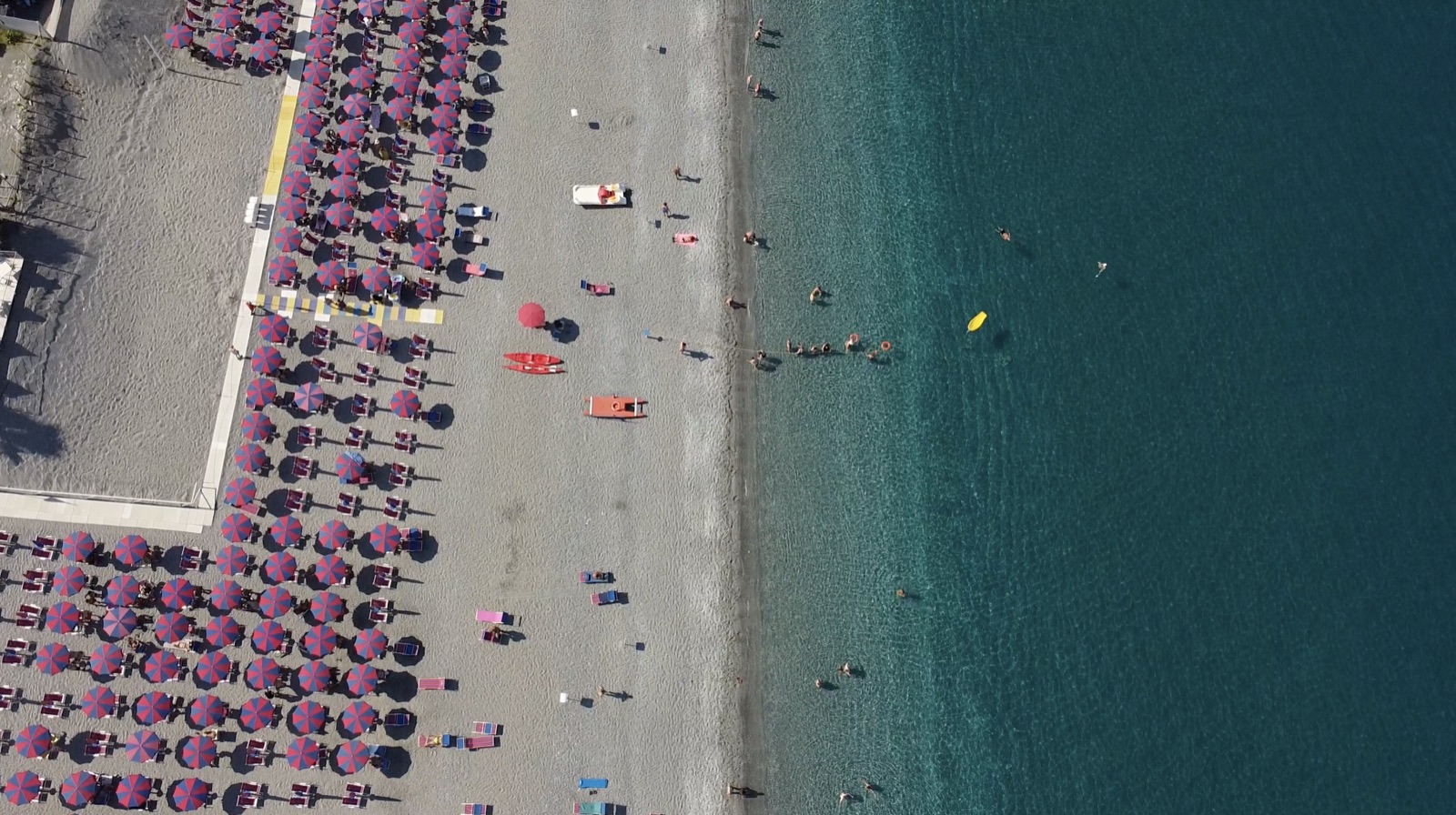 Spiaggia privata Hotel Diamante